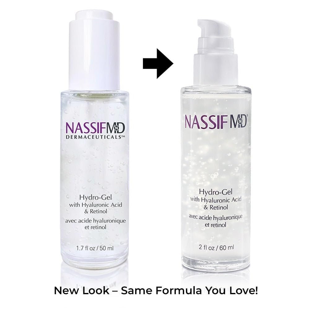 NassifMD Hydro-Gel with Hyaluronic Acid Moisturizer, Salicylic Acid Serum, Retinol Serum for Face - görsel 17