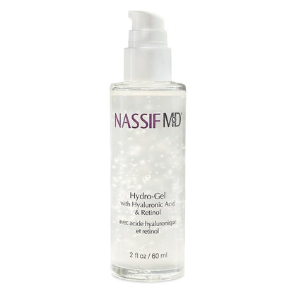 NassifMD Hydro-Gel with Hyaluronic Acid Moisturizer, Salicylic Acid Serum, Retinol Serum for Face