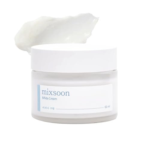 mixsoon Bifida Cream – Hydrating Night Cream for Barrier Strengthening & Healthy-Looking Skin, 2.02 fl.oz (60ml) Korean Glass Skin Care Avelisse