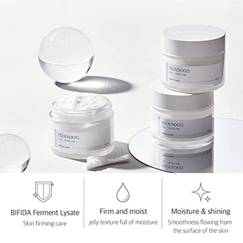 mixsoon Bifida Cream – Hydrating Night Cream for Barrier Strengthening & Healthy-Looking Skin, 2.02 fl.oz (60ml) Korean Glass Skin Care Avelisse