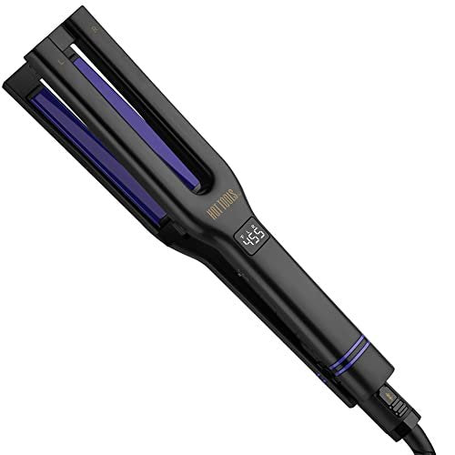 HOT Tools Pro Signature Dual Plate Flat Iron - 4 1/2 Inch Plates - Charcoal Avelisse