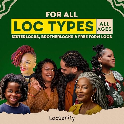 Locsanity Rosewater Peppermint 2-in-1 Sulfate-Free Shampoo & Conditioner for Dreadlocks - Moisturizing & Strengthening for Locs, Microlocs & Natural Hair (12 fl oz) Avelisse