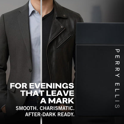 Perry Ellis Midnight Eau De Toilette for Men - Long Lasting Woody Spicy Cologne, 3.4 fl oz Avelisse