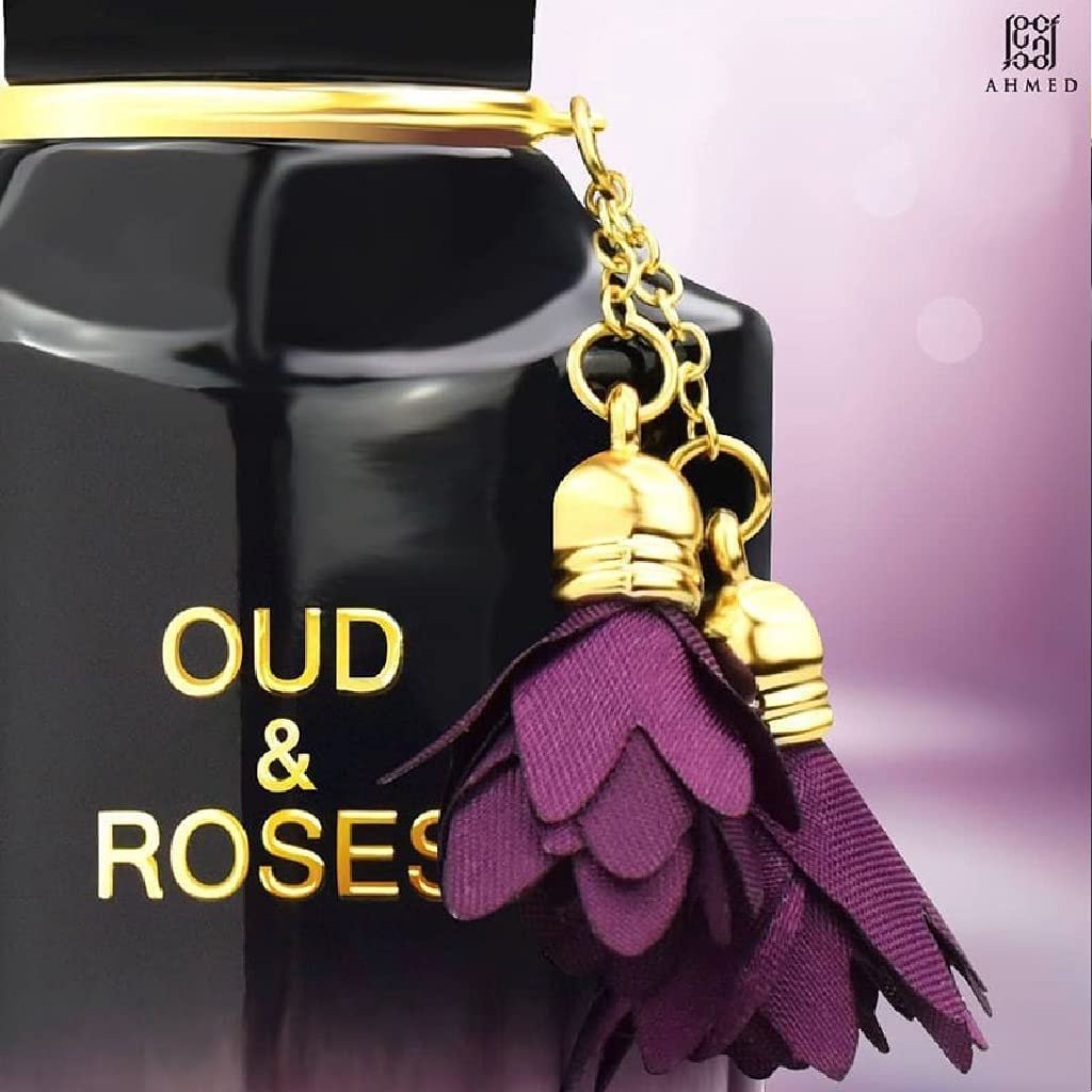 AHMED Oud & Roses Eau de Parfum 60mL – Woody Floral Oriental Fragrance for Men and Women Avelisse