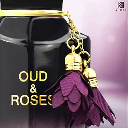 AHMED Oud & Roses Eau de Parfum 60mL – Woody Floral Oriental Fragrance for Men and Women Avelisse