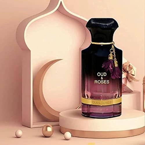 AHMED Oud & Roses Eau de Parfum 60mL – Woody Floral Oriental Fragrance for Men and Women Avelisse