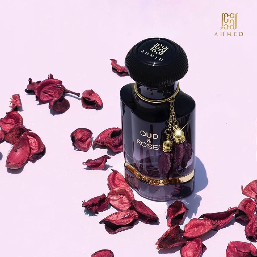 AHMED Oud & Roses Eau de Parfum 60mL – Woody Floral Oriental Fragrance for Men and Women Avelisse