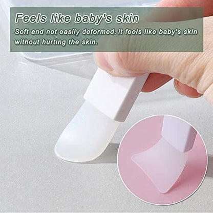 3-Piece Silicone Face Mask Applicator Brush Set - Mini Makeup Spatula for Facial Mud, Clay, Cream & Serum