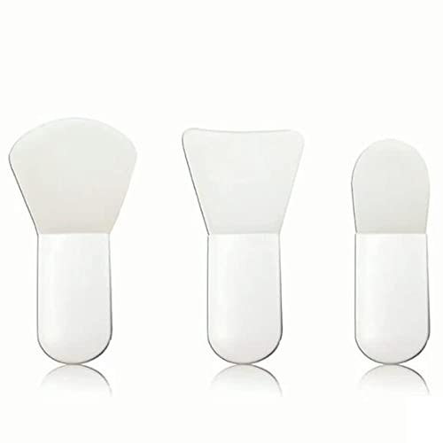3-Piece Silicone Face Mask Applicator Brush Set - Mini Makeup Spatula for Facial Mud, Clay, Cream & Serum - görsel 17