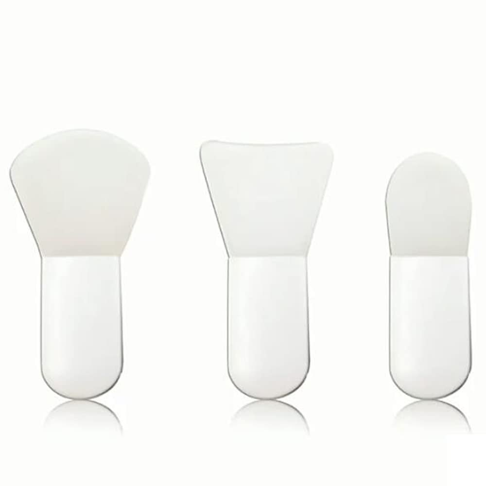 3-Piece Silicone Face Mask Applicator Brush Set - Mini Makeup Spatula for Facial Mud, Clay, Cream & Serum - görsel 18