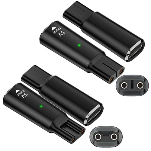 10-Pack USB C Power Cord Replacement Charger for Hair Clippers, Beard Trimmers, Shavers, Desk Lamps, and Purifiers - HQ8505 Compatible Charging Cable Avelisse