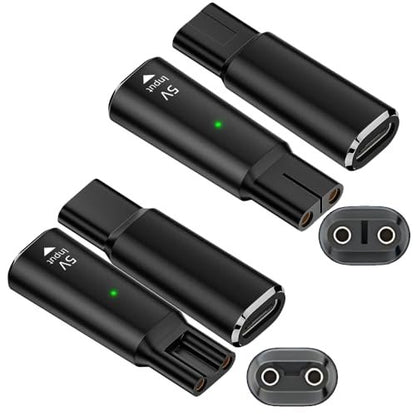 10-Pack USB C Power Cord Replacement Charger for Hair Clippers, Beard Trimmers, Shavers, Desk Lamps, and Purifiers - HQ8505 Compatible Charging Cable Avelisse