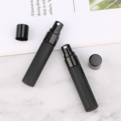 Wresty 10-Pack Black Glass Spray Bottle 5ml Perfume Atomizer Refillable Travel Fine Mist Spray Bottle Liquid Fragrance Sample Atomizer
