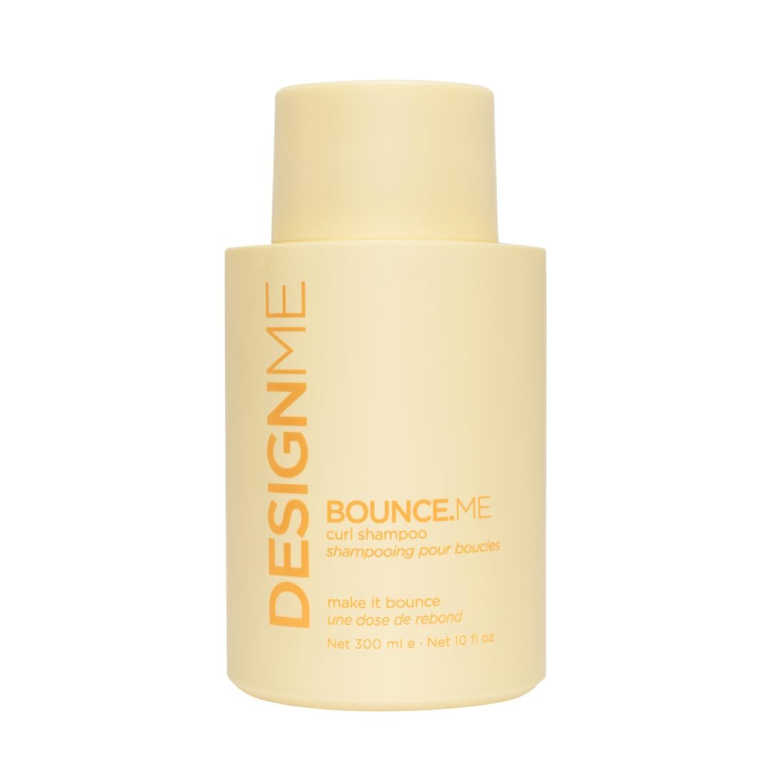 Design.Me BOUNCE.ME Shampoo – Curl-Defining, Anti-Frizz Shampoo for All Curl Types with Kukui Nut Seed & Buriti Oil, 10 Fl Oz Avelisse