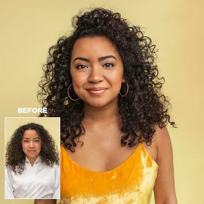 Design.Me BOUNCE.ME Curling Gel Spray - Frizz-Free Curl Defining Gel for Curls, Waves, Coils - Non-Crunchy, Non-Sticky Formula with Climate Control Styling, 7.77 Oz Avelisse