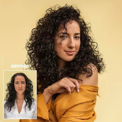 Design.Me BOUNCE.ME Curling Gel Spray - Frizz-Free Curl Defining Gel for Curls, Waves, Coils - Non-Crunchy, Non-Sticky Formula with Climate Control Styling, 7.77 Oz Avelisse