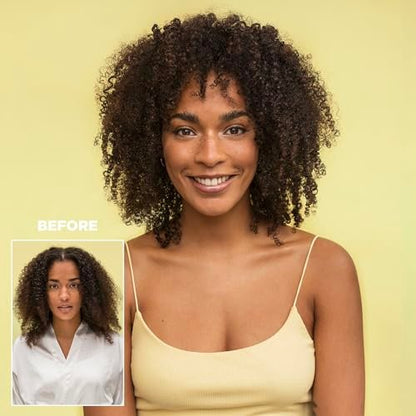 Design.Me BOUNCE.ME Curling Gel Spray - Frizz-Free Curl Defining Gel for Curls, Waves, Coils - Non-Crunchy, Non-Sticky Formula with Climate Control Styling, 7.77 Oz Avelisse