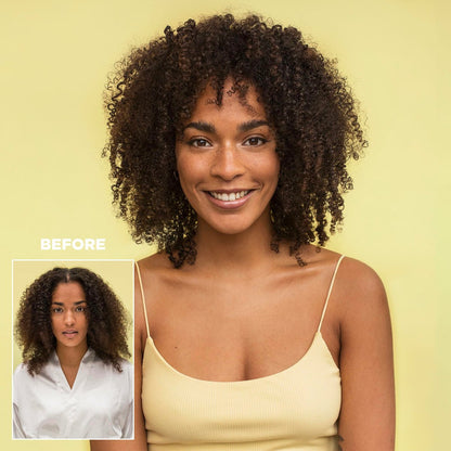 Design.Me BOUNCE.ME Curling Gel Spray - Frizz-Free Curl Defining Gel for Curls, Waves, Coils - Non-Crunchy, Non-Sticky Formula with Climate Control Styling, 7.77 Oz Avelisse