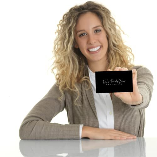 Ombre Powder Brow Aftercare Cards – 50 Pack Business Card Size for Brow Artists - görsel 16