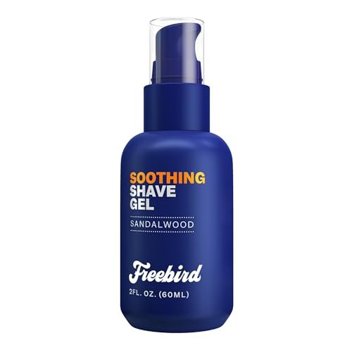 Freebird Shave Gel for Men – Ultra Smooth, Sensitive Skin Formula, 60mL Travel Size Avelisse
