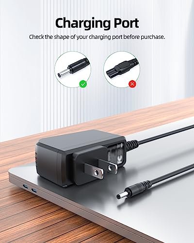 Superer 8V 5Ft Power Cord Replacement for Philips Norelco HQ840 Multigroom Series 3000 MG3750 MG3760 Electric Shaver Trimmer Razor Charger Supply - görsel 4