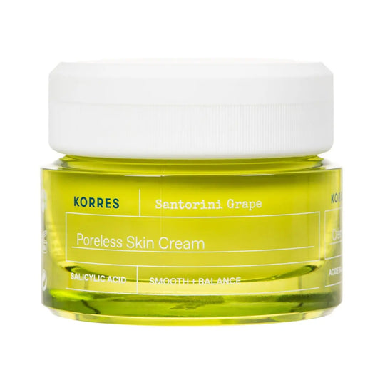 KORRES Santorini Grape Poreless Skin Care Cream - Gel Face Moisturizer with Hyaluronic Acid & Salicylic Acid, Pore Minimizer, Hydration for Dry, Oily & Sensitive Skin, 1.35 fl oz Avelisse