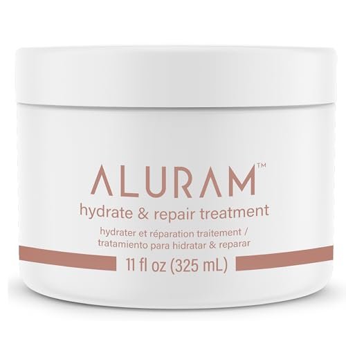 Aluram Hydrate & Repair Hair Treatment – Intense Moisture Infusion for Clean Hydration, All Hair Types, 11 Fl Oz Avelisse