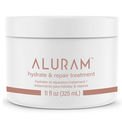Aluram Hydrate & Repair Hair Treatment – Intense Moisture Infusion for Clean Hydration, All Hair Types, 11 Fl Oz Avelisse