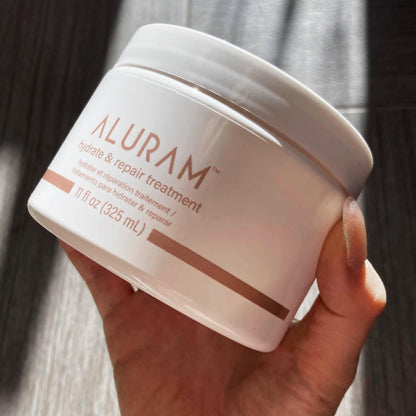 Aluram Hydrate & Repair Hair Treatment – Intense Moisture Infusion for Clean Hydration, All Hair Types, 11 Fl Oz Avelisse