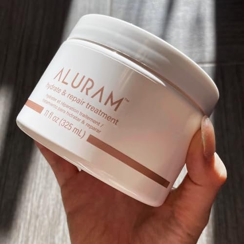 Aluram Hydrate & Repair Hair Treatment – Intense Moisture Infusion for Clean Hydration, All Hair Types, 11 Fl Oz Avelisse