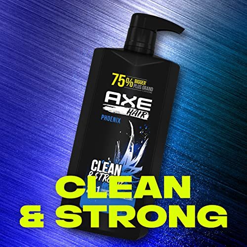 AXE Phoenix 2-in-1 Shampoo and Conditioner, Crushed Mint and Rosemary, 28 oz (Pack of 4) Avelisse