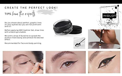 The Beauty Box INGLOT Bundle - Duraline, AMC Eyeliner Gel 77 & 90 (3-Piece) | Black & Brown Avelisse