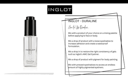 The Beauty Box INGLOT Bundle - Duraline, AMC Eyeliner Gel 77 & 90 (3-Piece) | Black & Brown Avelisse
