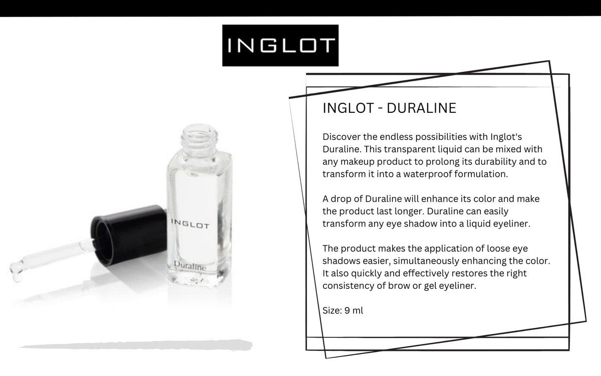 The Beauty Box INGLOT Bundle - Duraline, AMC Eyeliner Gel 77 & 90 (3-Piece) | Black & Brown Avelisse