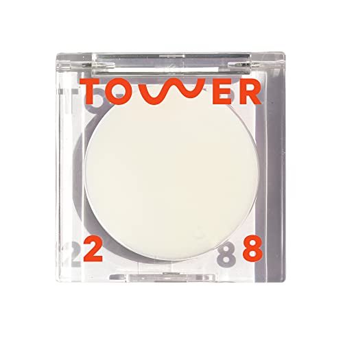 Tower 28 SuperDew Highlighter Balm - Clear, Shimmer-Free Face Luminizer for Glass Skin - Non-Comedogenic Highlighter Makeup for Sensitive Skin - Multi-Purpose Dewy Face Balm - Vegan (0.16 oz) Avelisse