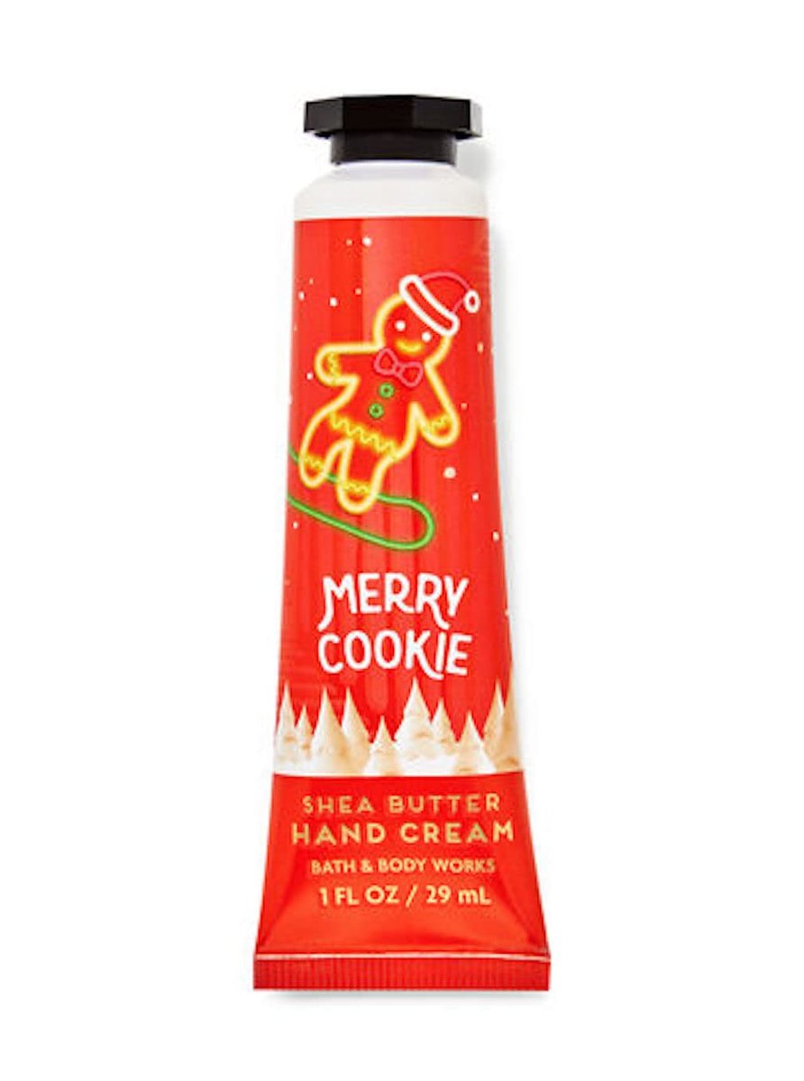 Bath & Body Works Merry Cookie Shea Butter Travel Size Hand Cream 1 oz - görsel 1