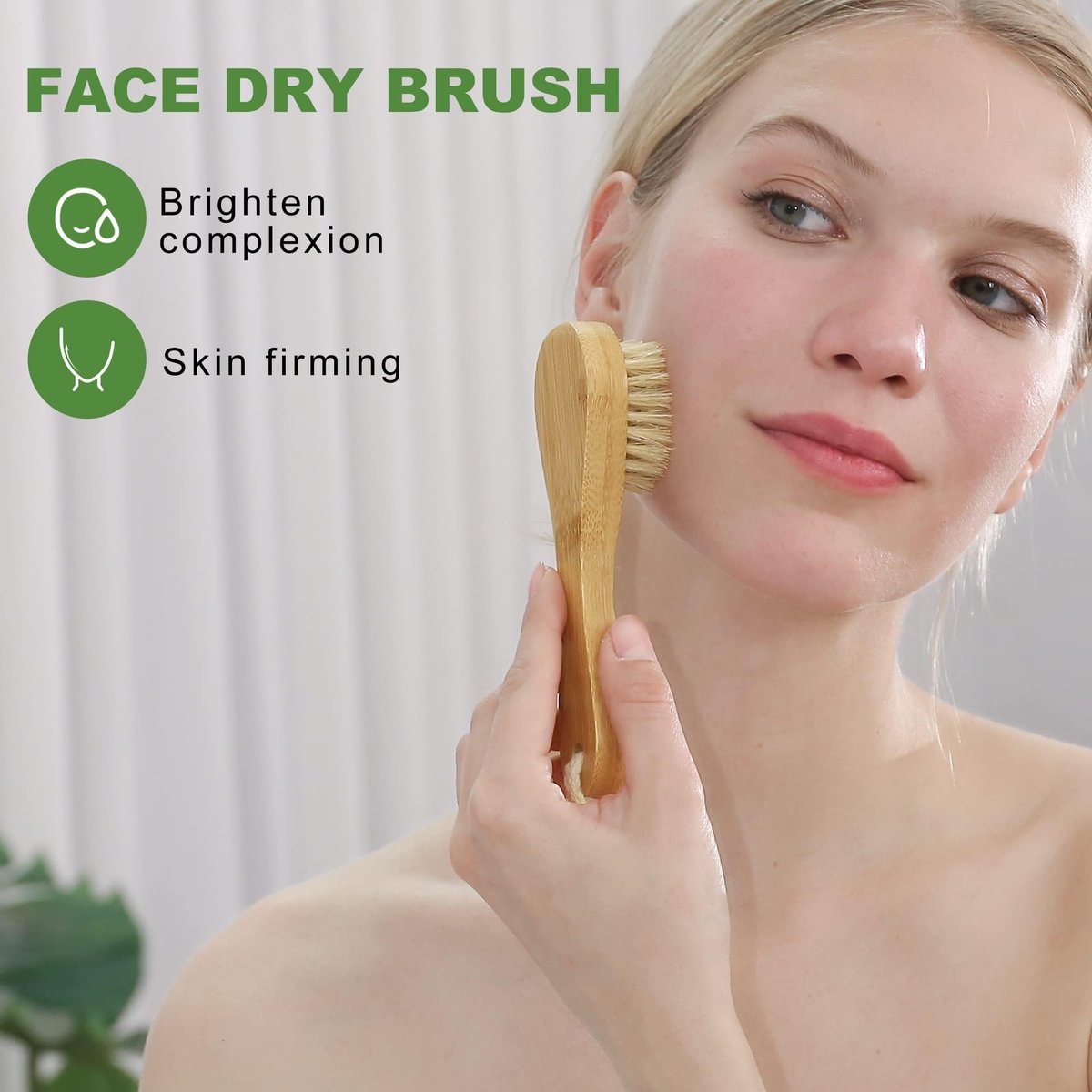 AIFEIVICO Dry Brushing Body Brush – Natural Boar Bristle & Bamboo Exfoliating Brush for Body, Face, Foot, with Long Handle Back Scrubber, Lymphatic & Cellulite Massage Avelisse