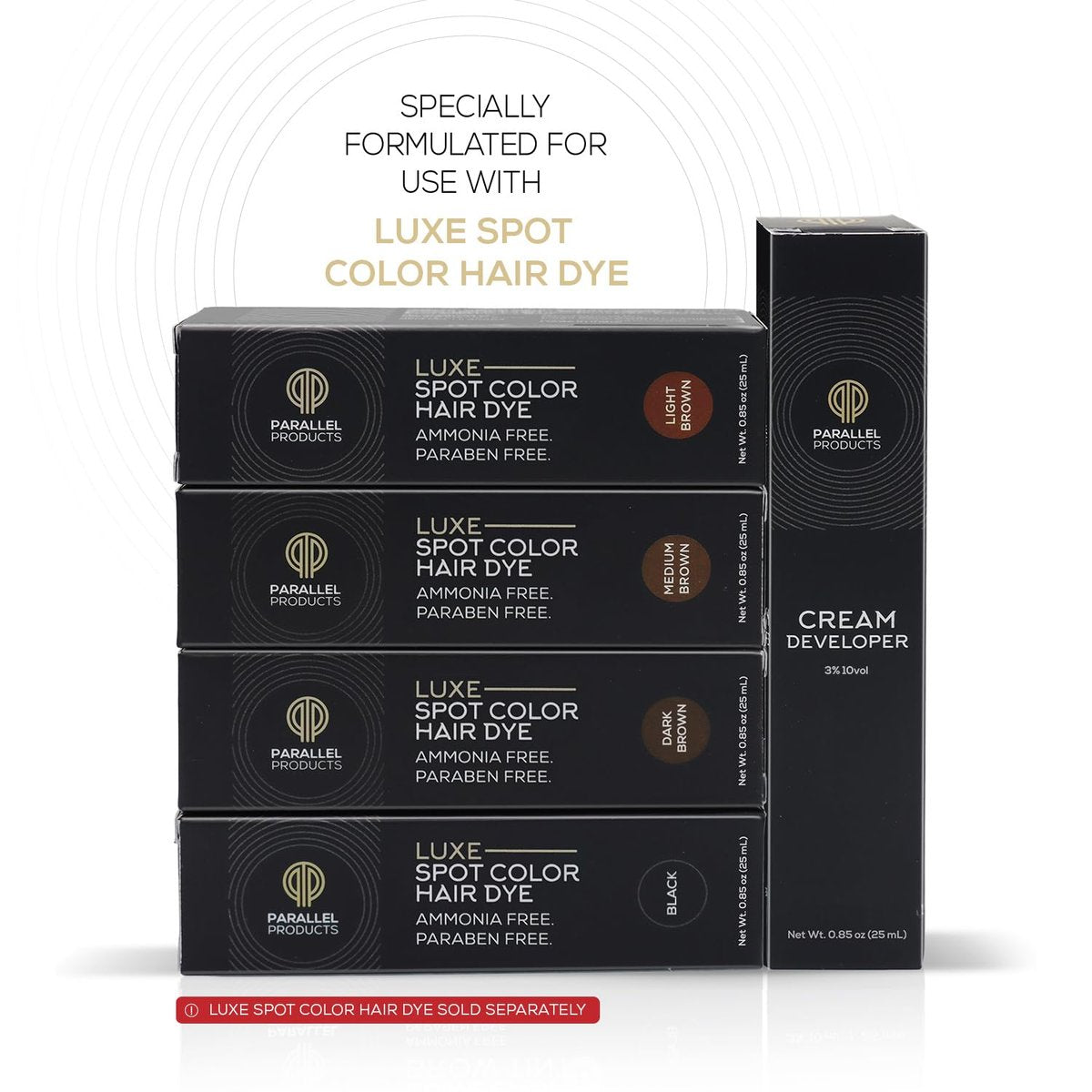 Parallel Products 3% 10 Volume Tint Developer for Hair Color - 25mL (0.84 oz) - Oxidant for Coloring Cream Dye - görsel 3
