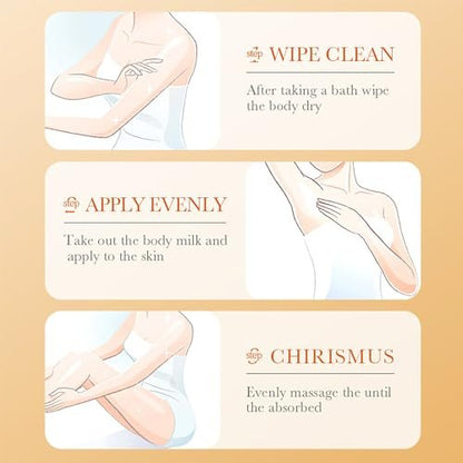 BIOAQUA Vitamin C White Body Lotion with Orange Extract - 10x Antioxidant Moisturizer, Hydrating Whole Body Lotion, 300g