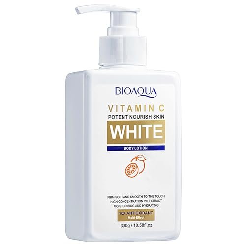 BIOAQUA Vitamin C White Body Lotion with Orange Extract - 10x Antioxidant Moisturizer, Hydrating Whole Body Lotion, 300g - görsel 2