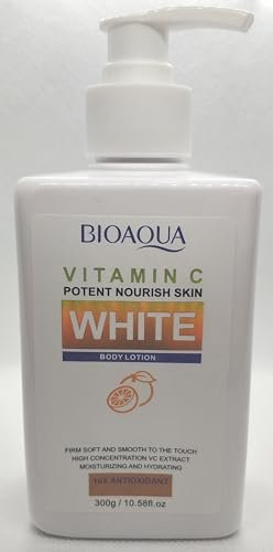 BIOAQUA Vitamin C White Body Lotion with Orange Extract - 10x Antioxidant Moisturizer, Hydrating Whole Body Lotion, 300g - görsel 16
