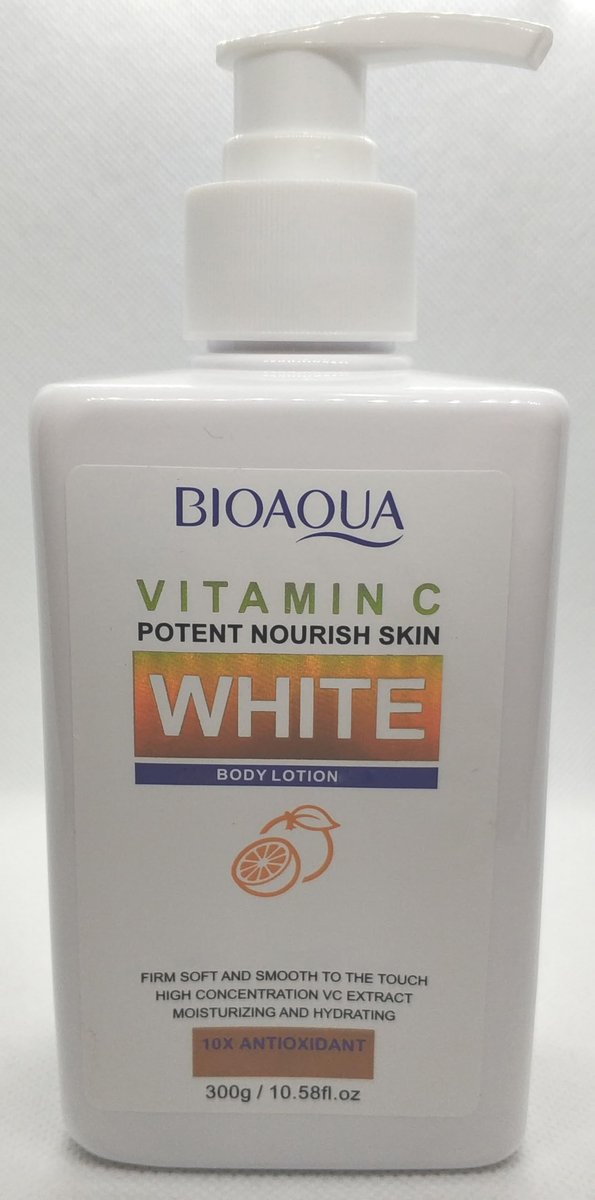 BIOAQUA Vitamin C White Body Lotion with Orange Extract - 10x Antioxidant Moisturizer, Hydrating Whole Body Lotion, 300g - görsel 15