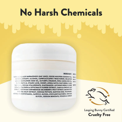 ECZEMA HONEY Soothing Facial Cream – Eczema Lotion for Face, Eyelids, Lips & More – Natural Dry Skin Repair (2 Oz)