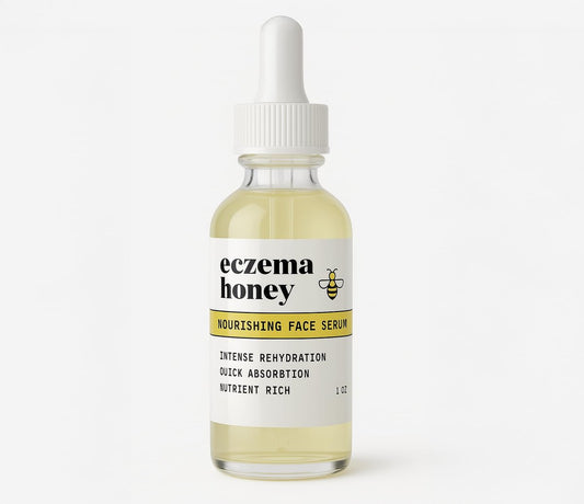 ECZEMA HONEY Nourishing Face Serum - Daily Hydrating Serum for Eczema, Dry & Sensitive Skin (1 Oz) Avelisse
