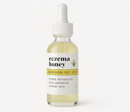 ECZEMA HONEY Nourishing Face Serum - Daily Hydrating Serum for Eczema, Dry & Sensitive Skin (1 Oz) Avelisse