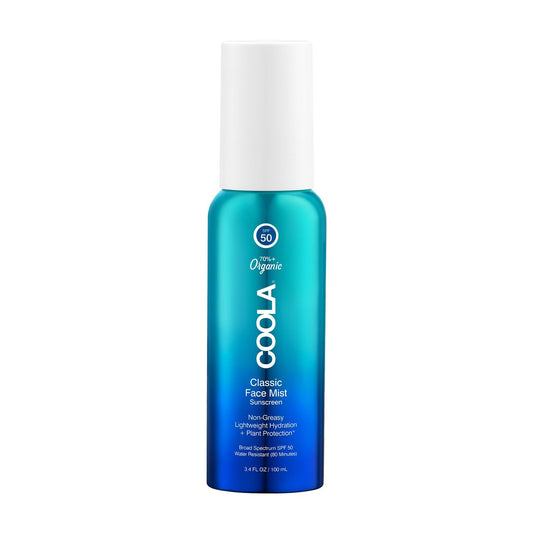 COOLA Organic Sunscreen SPF 50 Sunblock Face Mist - Daily Protection, Vegan, Gluten Free, Natural Fragrance, 3.4 Fl Oz Avelisse