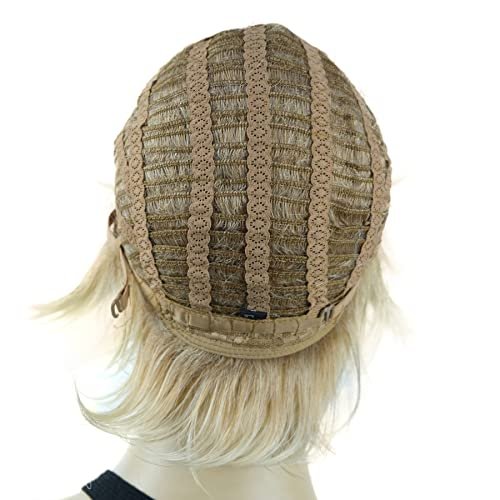 Lydell Short Layered Shaggy Wavy Full Synthetic Wig - R27-613 Blonde Mix - görsel 18