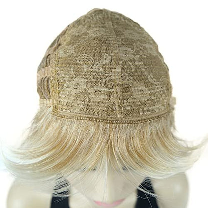 Lydell Short Layered Shaggy Wavy Full Synthetic Wig - R27-613 Blonde Mix