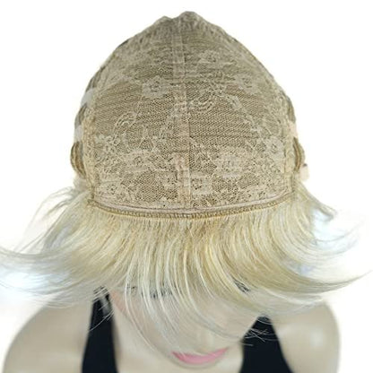 Lydell Short Layered Shaggy Wavy Full Synthetic Wig - 24BT613 Blonde Mix