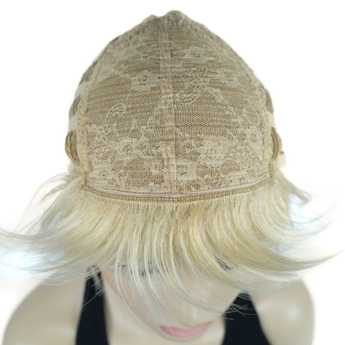 Lydell Short Layered Shaggy Wavy Full Synthetic Wig - 24BT613 Blonde Mix - görsel 15